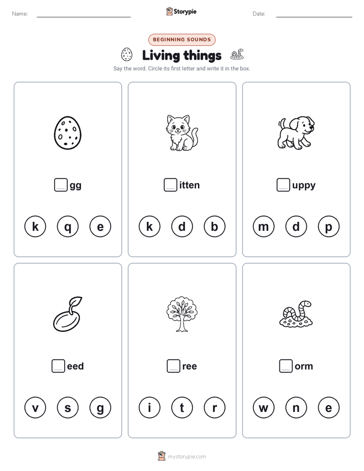 Beginning Sounds