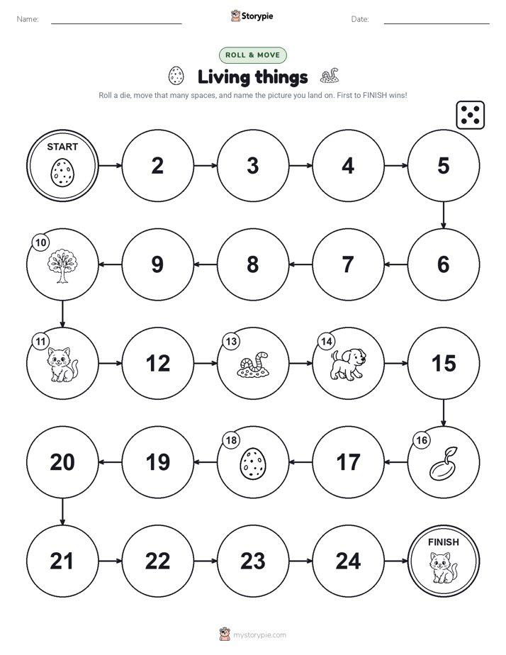 Roll & Move Game
