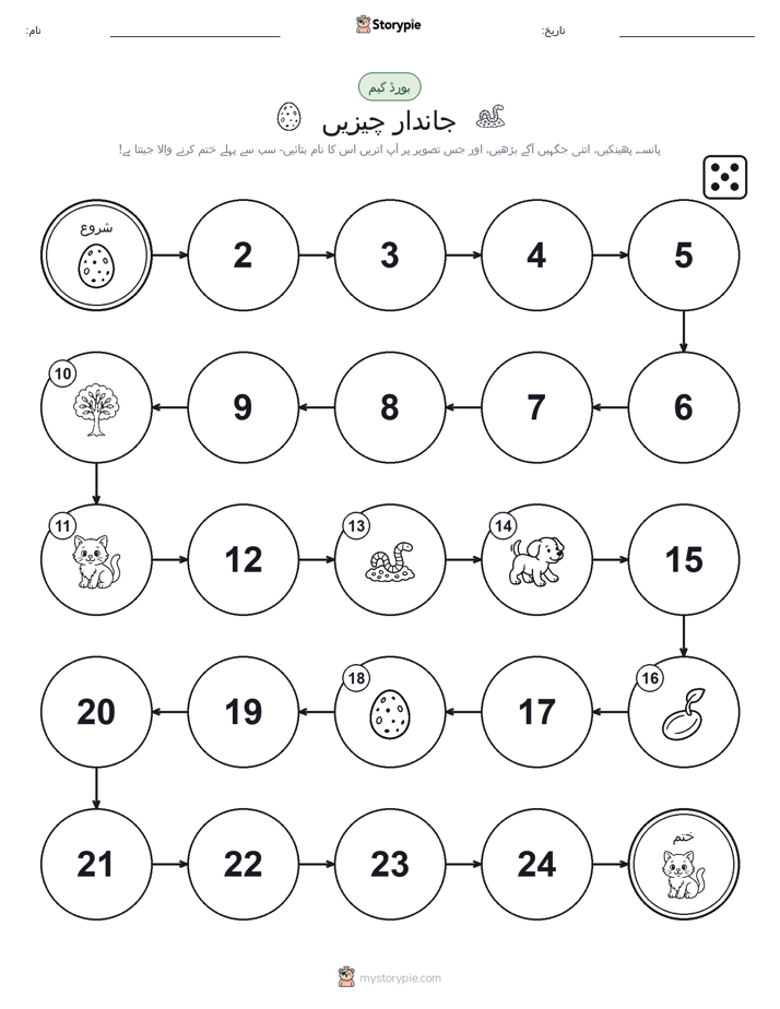 رول اور منتقل کریں کھیل