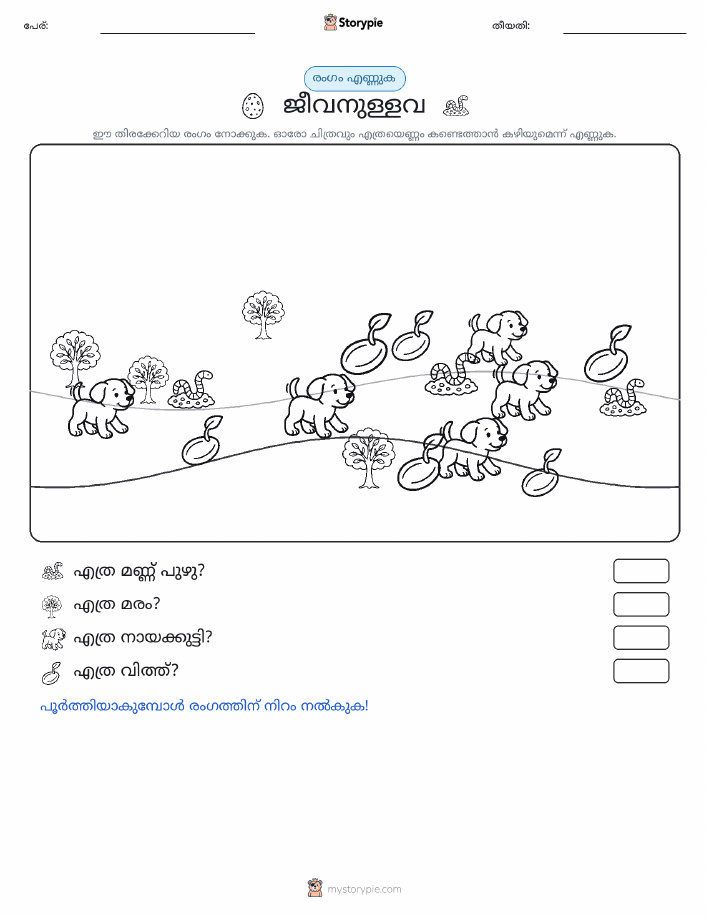 എണ്ണുന്ന ദൃശ്യങ്ങൾ