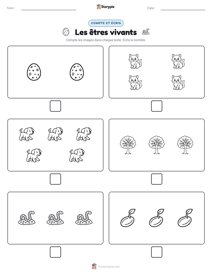 Compter & Écrire