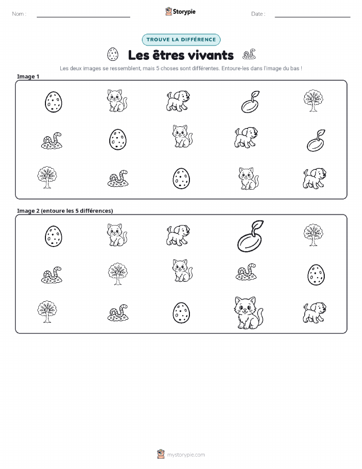 Trouvez les Différences