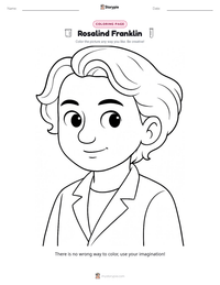 Rosalind Franklin printable worksheet preview