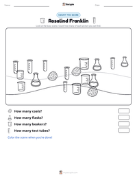 Rosalind Franklin printable worksheet preview