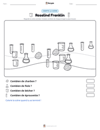 Aperçu de la feuille de travail imprimable Rosalind Franklin