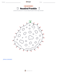 Vista previa de la hoja de trabajo imprimible de Rosalind Franklin