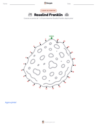 Prévia da folha de atividades imprimível Rosalind Franklin