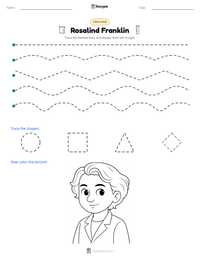 Rosalind Franklin printable worksheet preview
