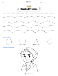 Anteprima della scheda stampabile di Rosalind Franklin