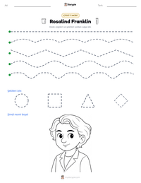 Rosalind Franklin yazdırılabilir çalışma sayfası önizlemesi