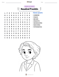 Anteprima della scheda stampabile di Rosalind Franklin