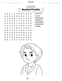 Rosalind Franklin afdrukbare werkblad voorbeeld