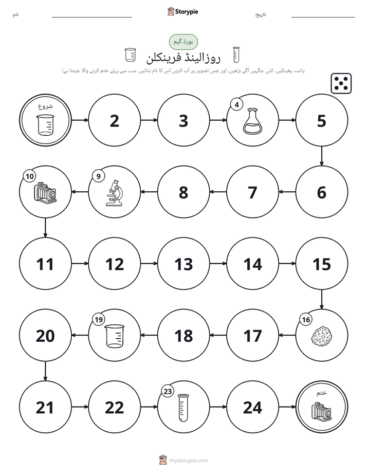 رول اور منتقل کریں کھیل