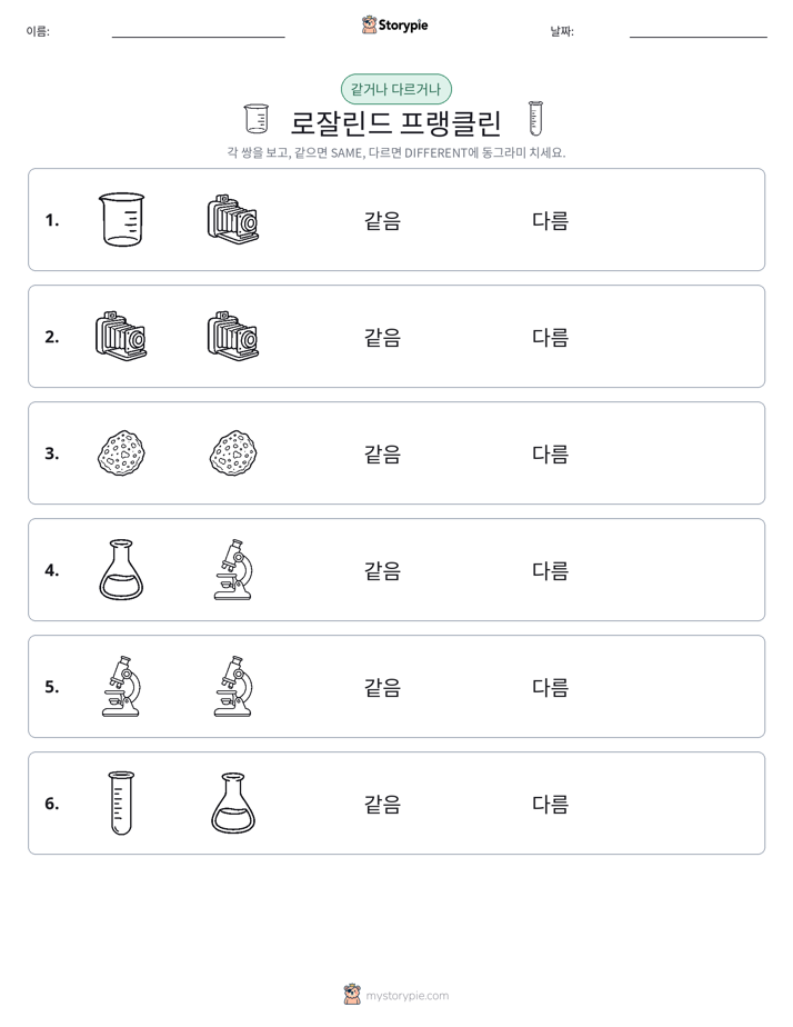 같은 것 또는 다른 것