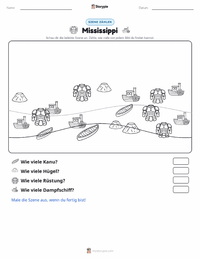 Mississippi druckbare Arbeitsblatt Vorschau