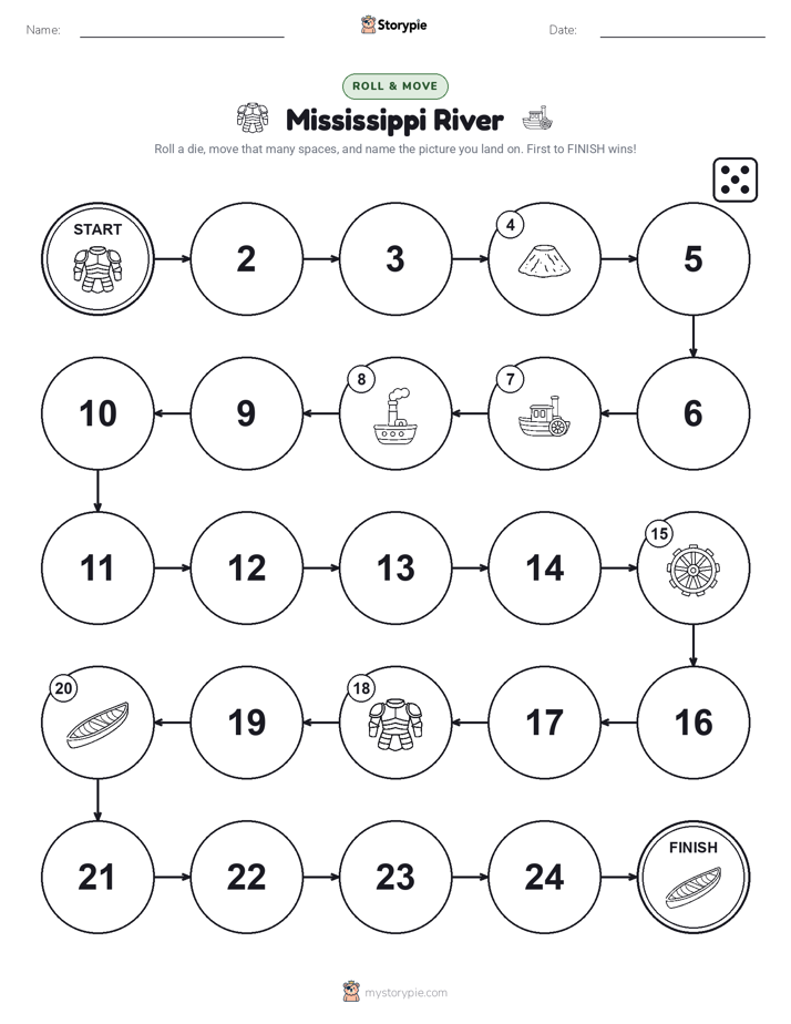 Roll & Move Game