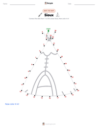 Sioux printable worksheet preview