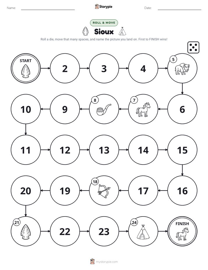 Roll & Move Game