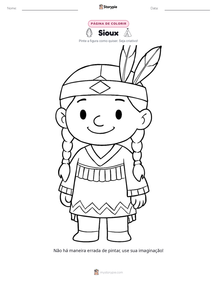 Página para colorir