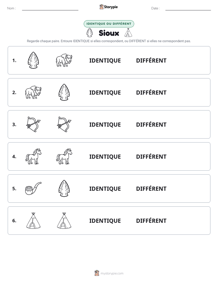 Identique ou Différent