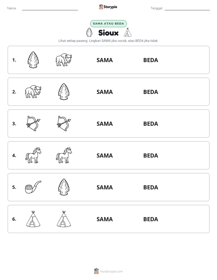 Sama atau Berbeda