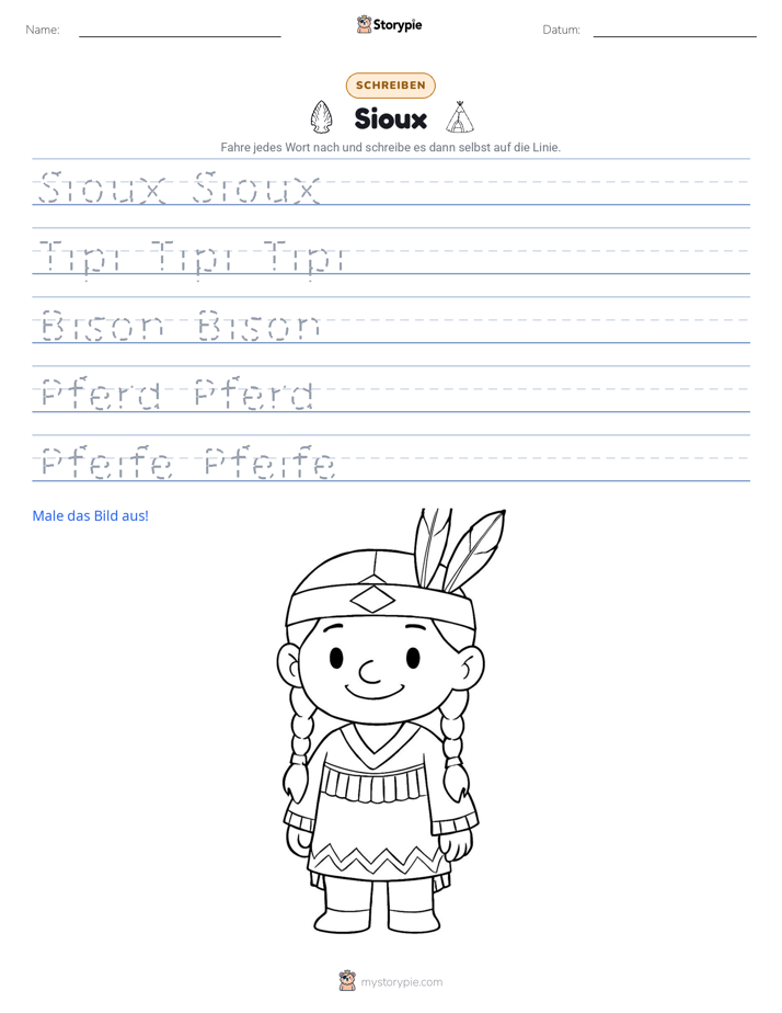 Schreibübung