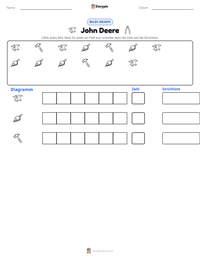 John Deere druckbare Arbeitsblatt Vorschau