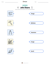 John Deere printable worksheet preview