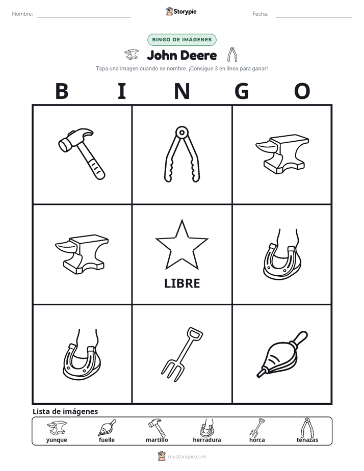 Bingo de Imágenes