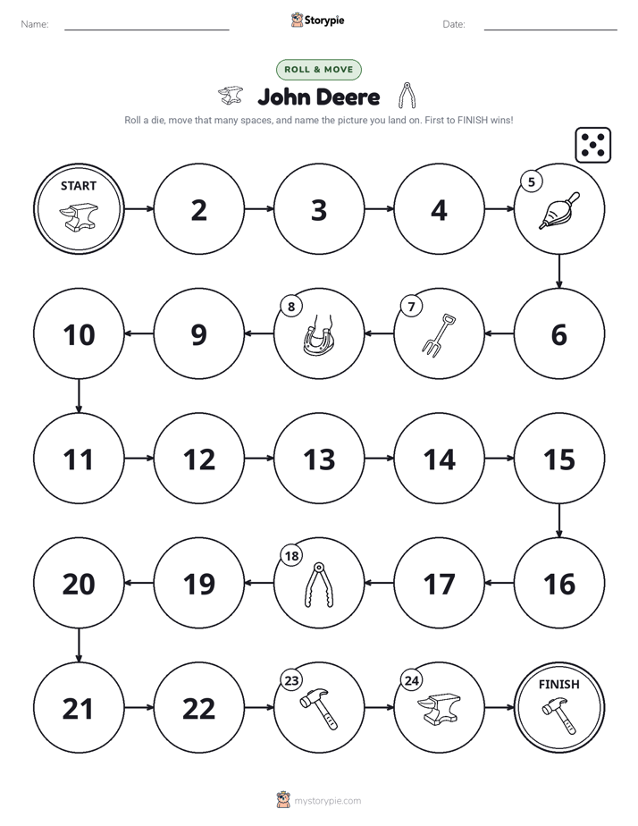 Roll & Move Game