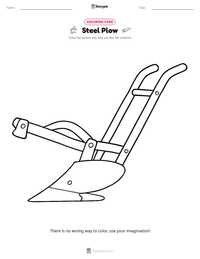 Steel Plow printable worksheet preview