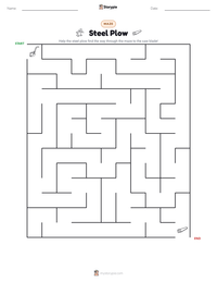 Steel Plow printable worksheet preview