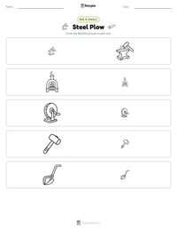 Steel Plow printable worksheet preview
