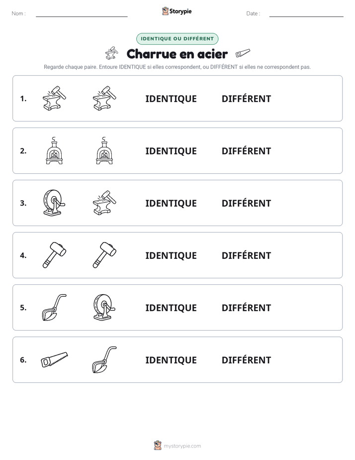 Identique ou Différent
