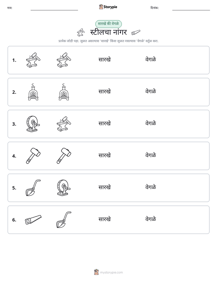 समान की भिन्न