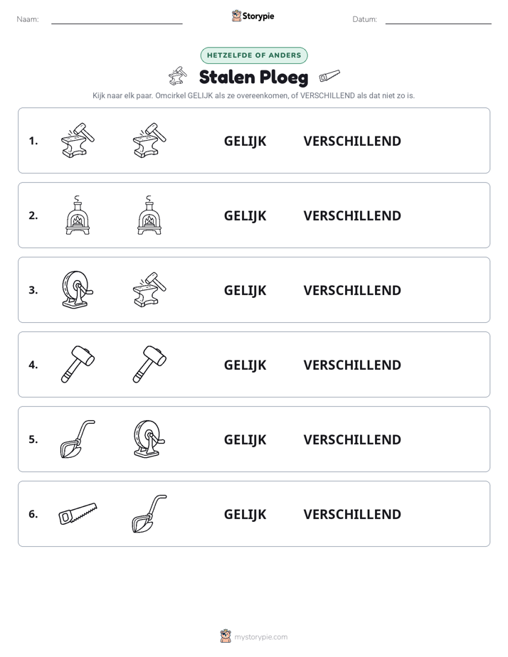 Zelfde of Verschillend