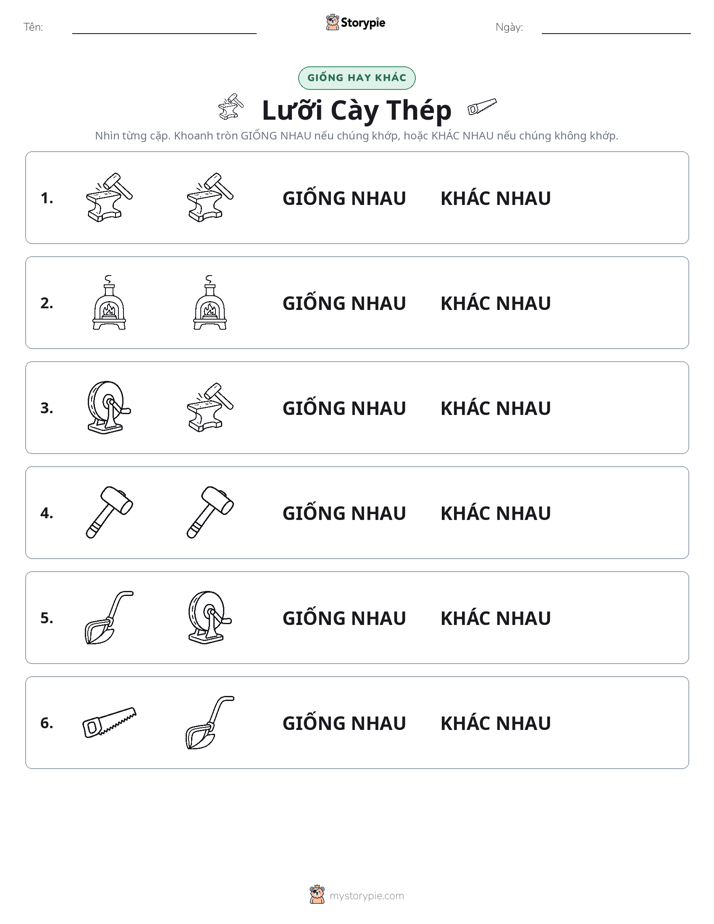 Giống Hay Khác