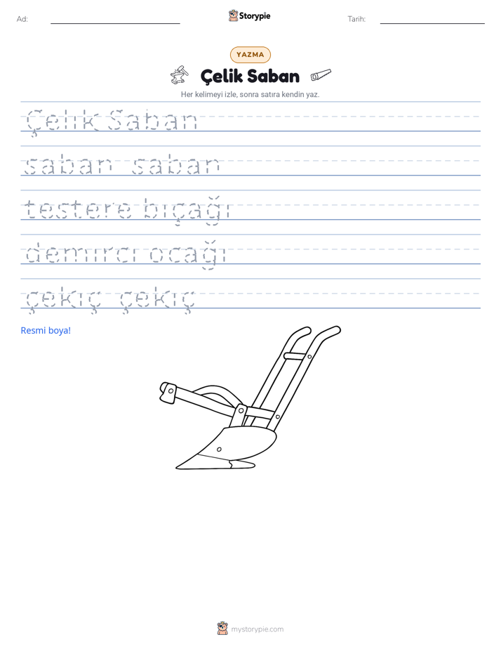 Yazma Pratiği