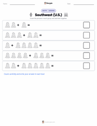 Southwest (U.S.) printable worksheet preview