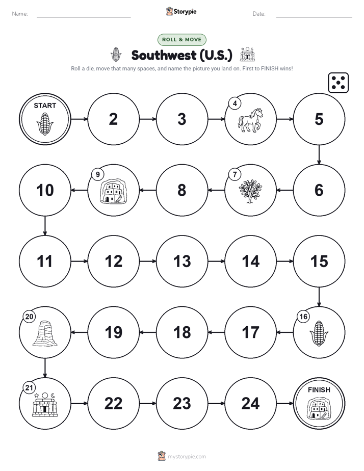 Roll & Move Game
