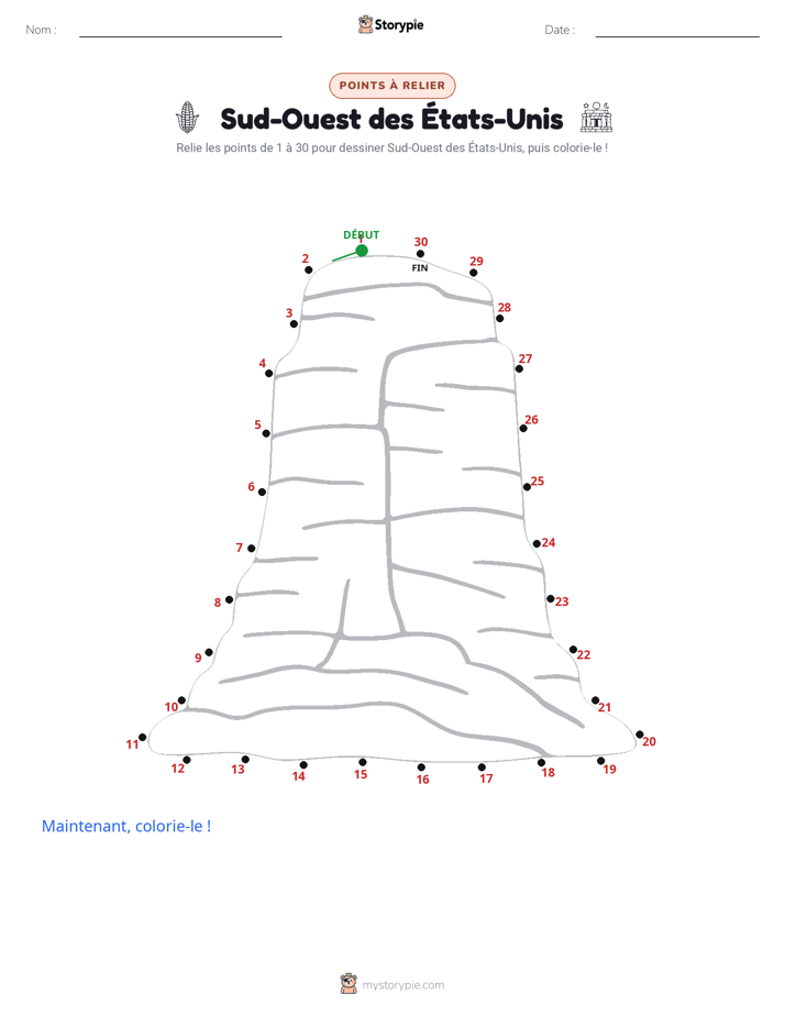 Relie les points