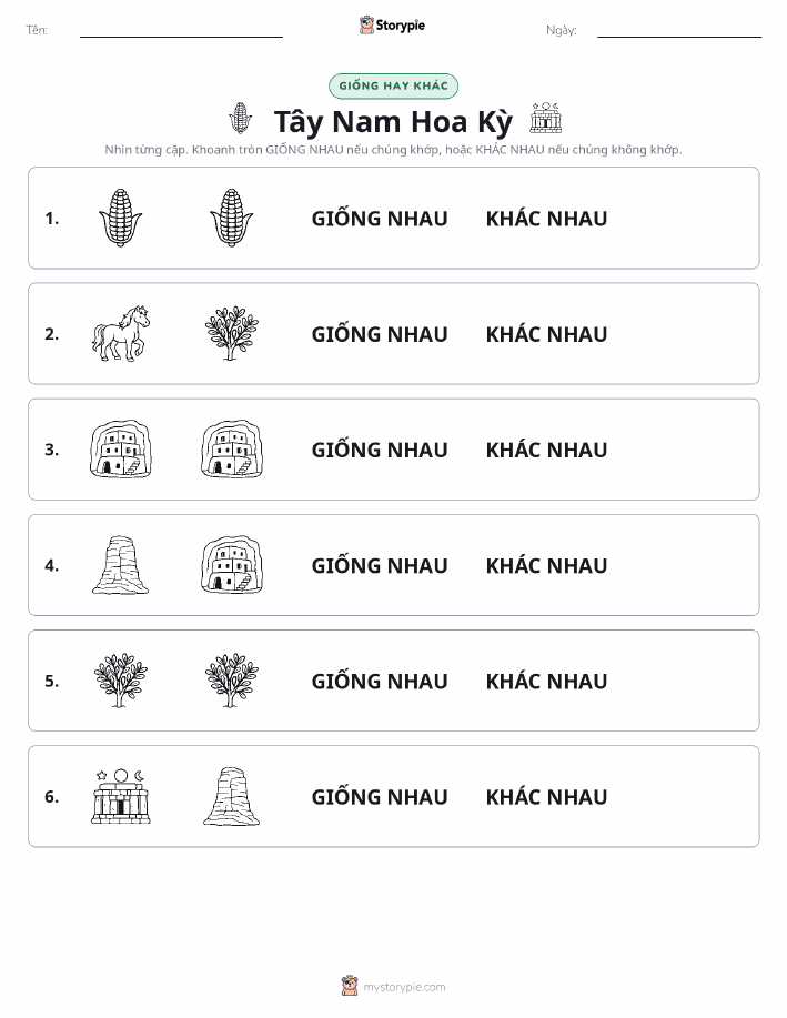 Giống Hay Khác
