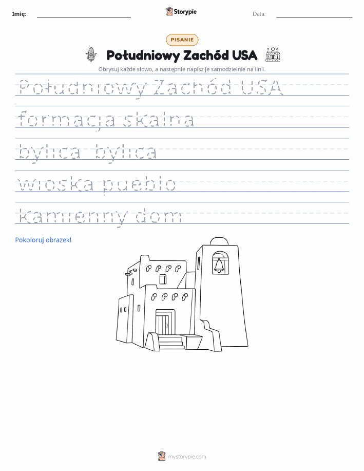 Ćwiczenie Pisania