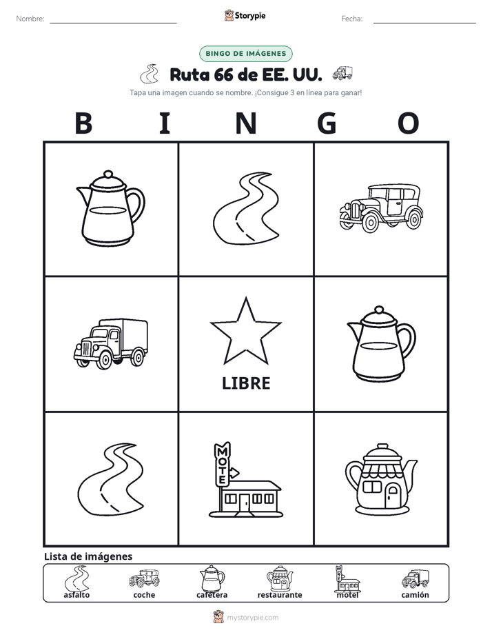 Bingo de Imágenes