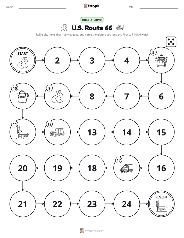 Roll & Move Game