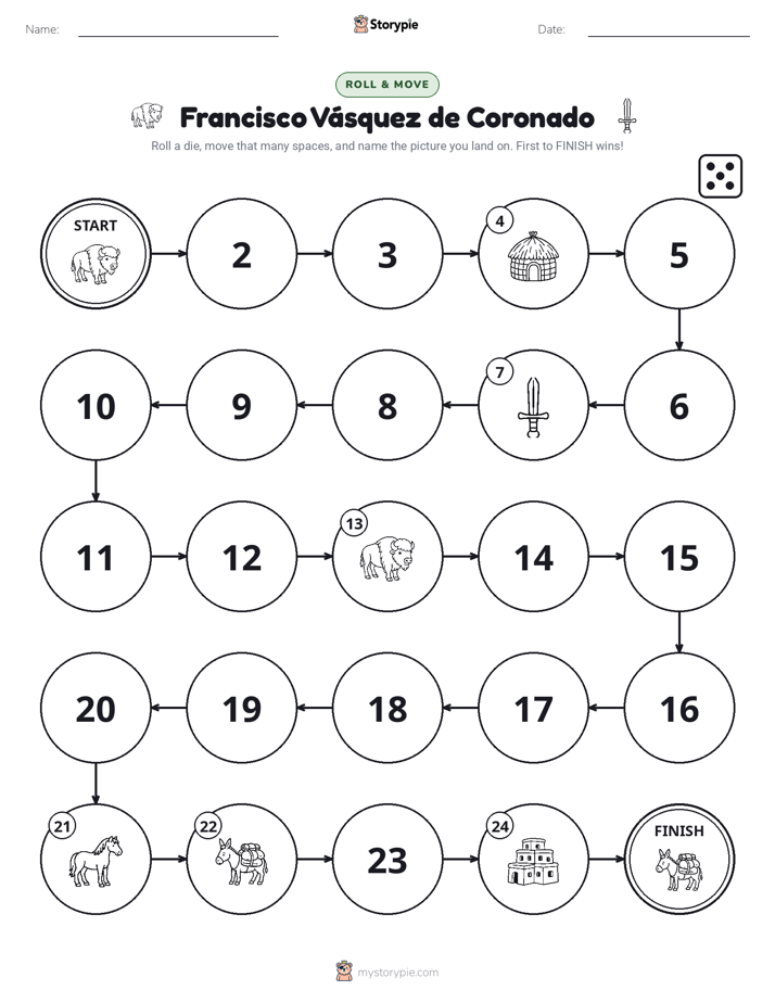 Roll & Move Game