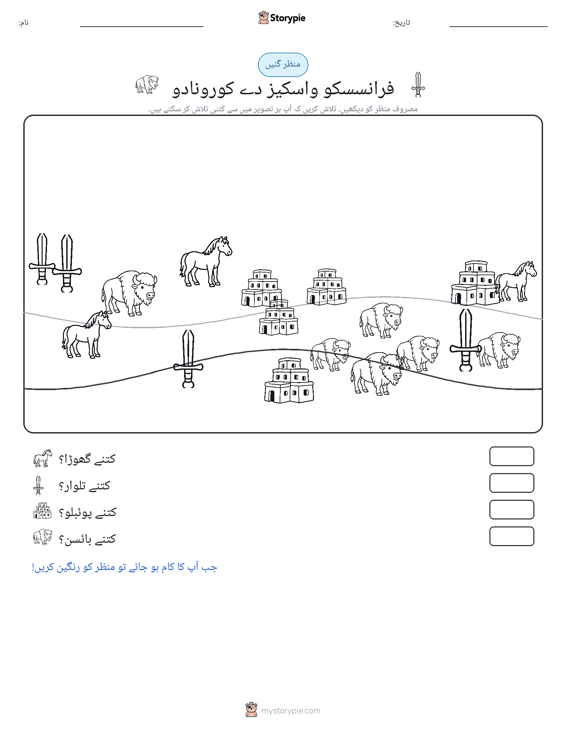 گنتی کا منظر
