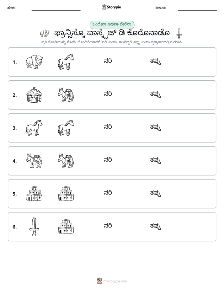 ಒಂದೇ ಅಥವಾ ವಿಭಿನ್ನ