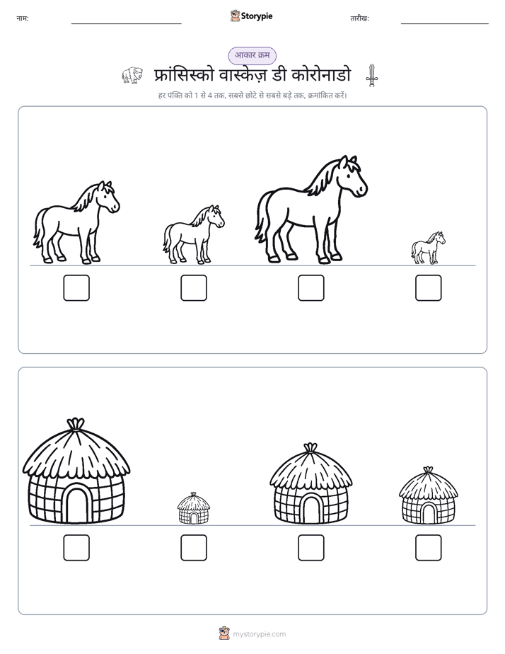 आकार क्रम