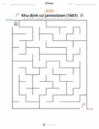 Xem trước tài liệu in sẵn Khu định cư Jamestown (1607)